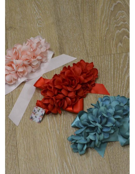 Cinturón Raso Petalos