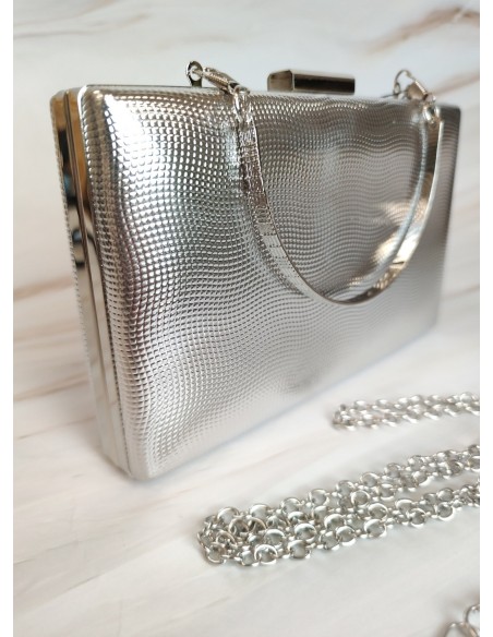 BOLSO DE FIESTA CON ASA RIGIDA