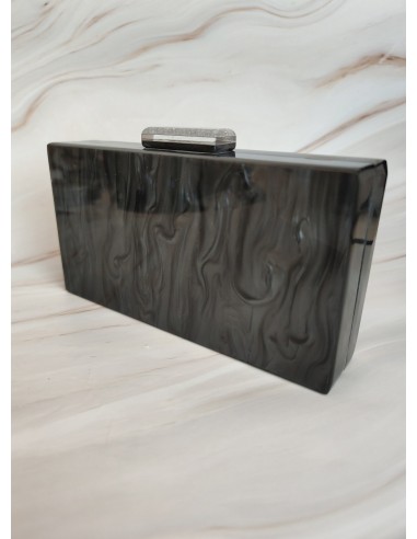 BOLSO FIESTA CAREY NEGRO Y PLATA