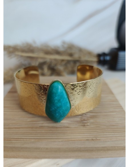 BRAZALETE PIEDRA OVALADA