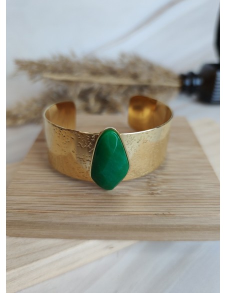 BRAZALETE PIEDRA OVALADA