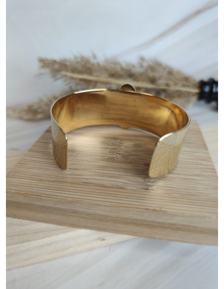 BRAZALETE PIEDRA OVALADA