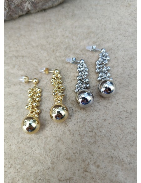 PENDIENTES CON BOLITAS