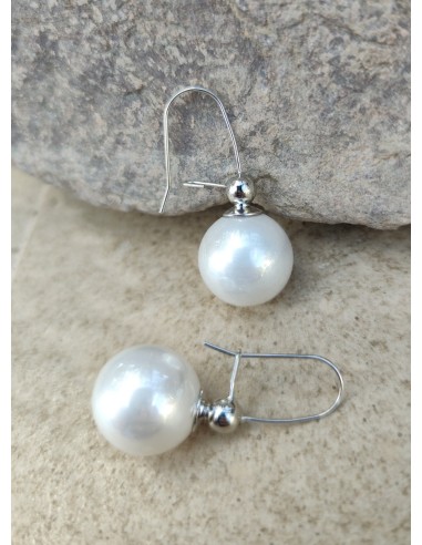 PENDIENTES GANCHO CON PERLA
